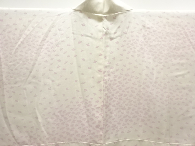  扇模様単衣長襦袢